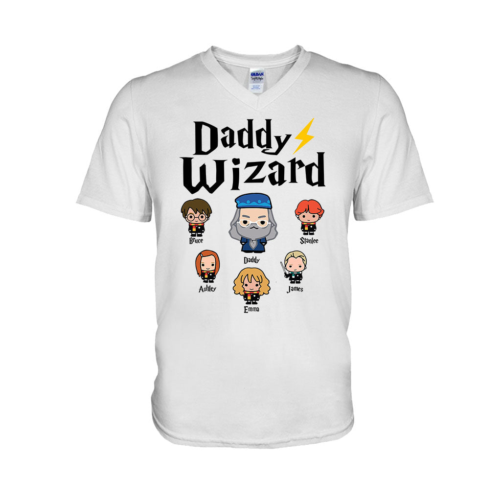 Daddy Wizard - Personalized The Magic World T-shirt and Hoodie