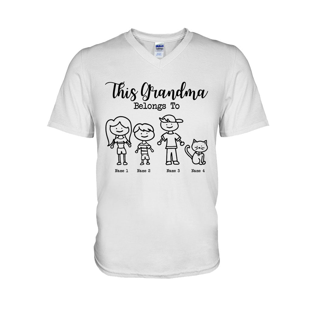 This Grandma Belongs To - Personalized Grandma T-shirt and Hoodie