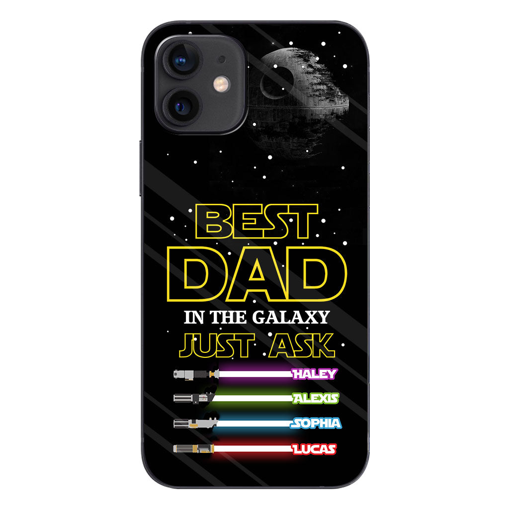 Best Dad In The Galaxy - Personalized Father's Day Phone Case