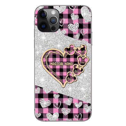 Valentine Heart Grandma - Personalized Grandma Phone Case