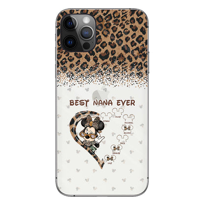 Best Grandma Ever - Personalized Grandma Clear Phone Case