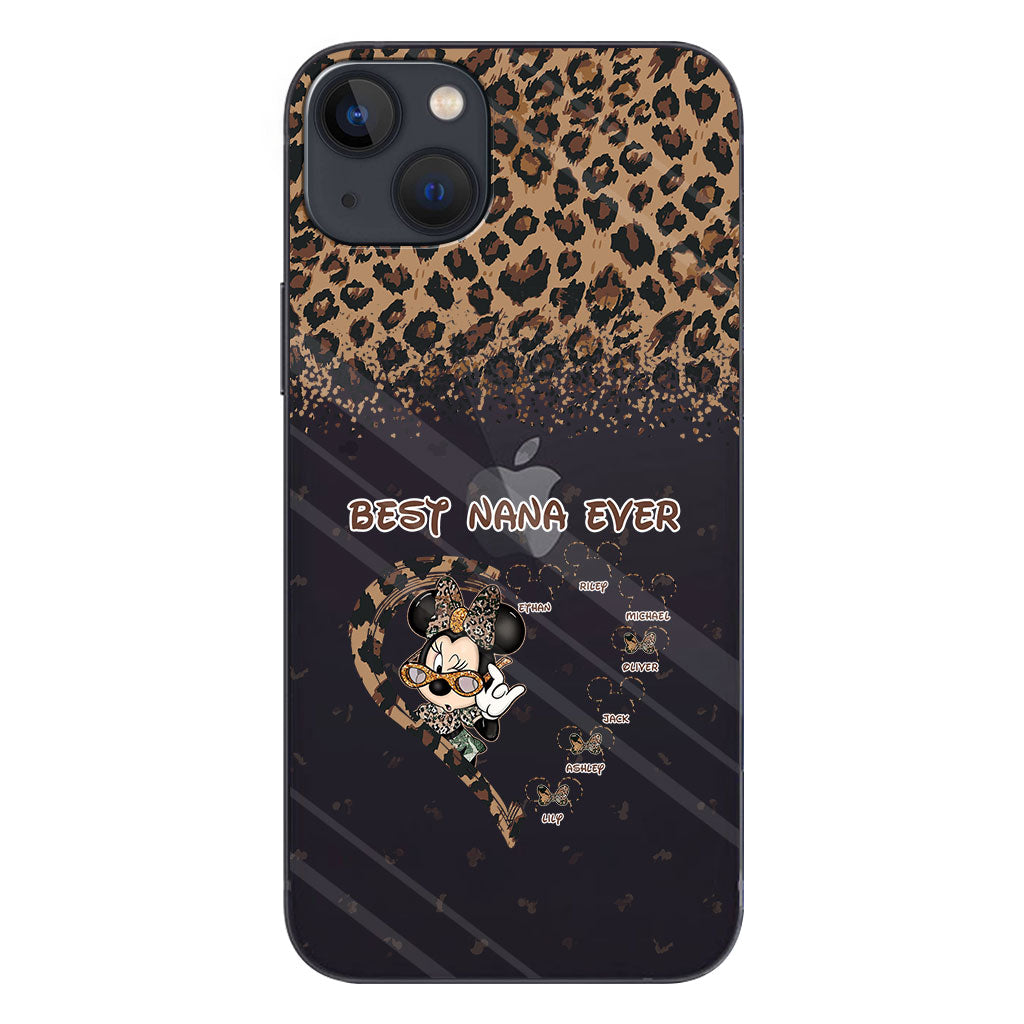 Best Grandma Ever - Personalized Grandma Clear Phone Case