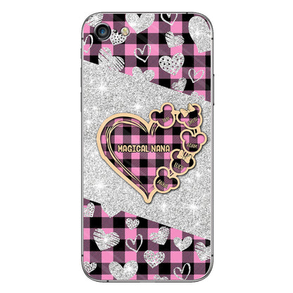 Valentine Heart Grandma - Personalized Grandma Phone Case