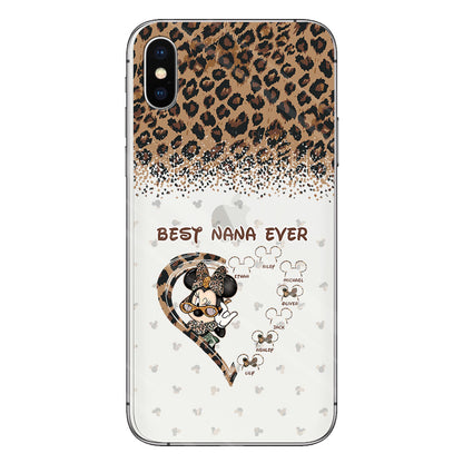 Best Grandma Ever - Personalized Grandma Clear Phone Case