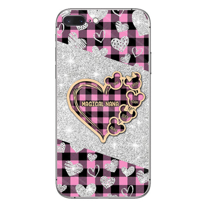 Valentine Heart Grandma - Personalized Grandma Phone Case