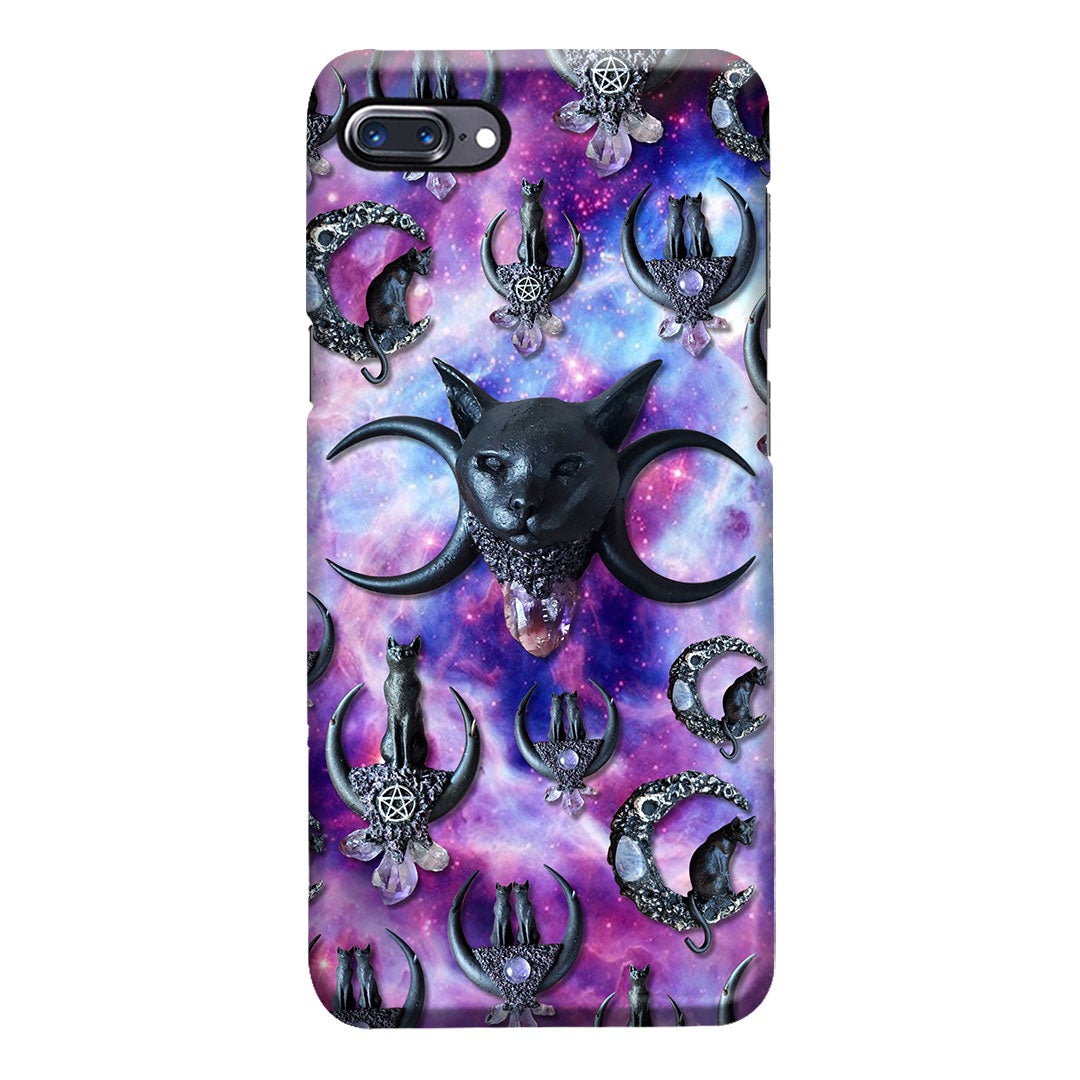 Black Cat And Moon 3D Pattern Printed Phone Case