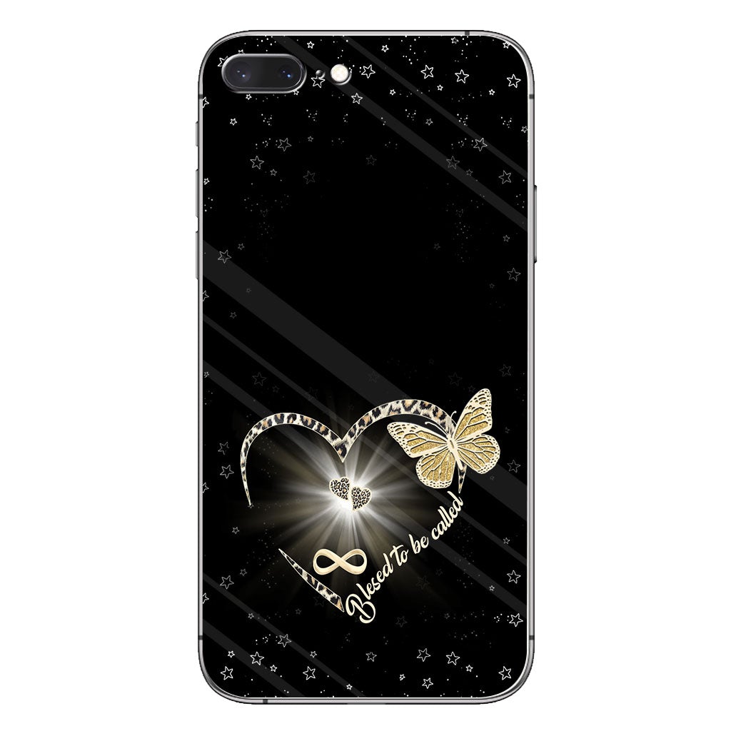 Blessed To Be Called Butterfly Heart - Grandma Personalized Phone Case 082021