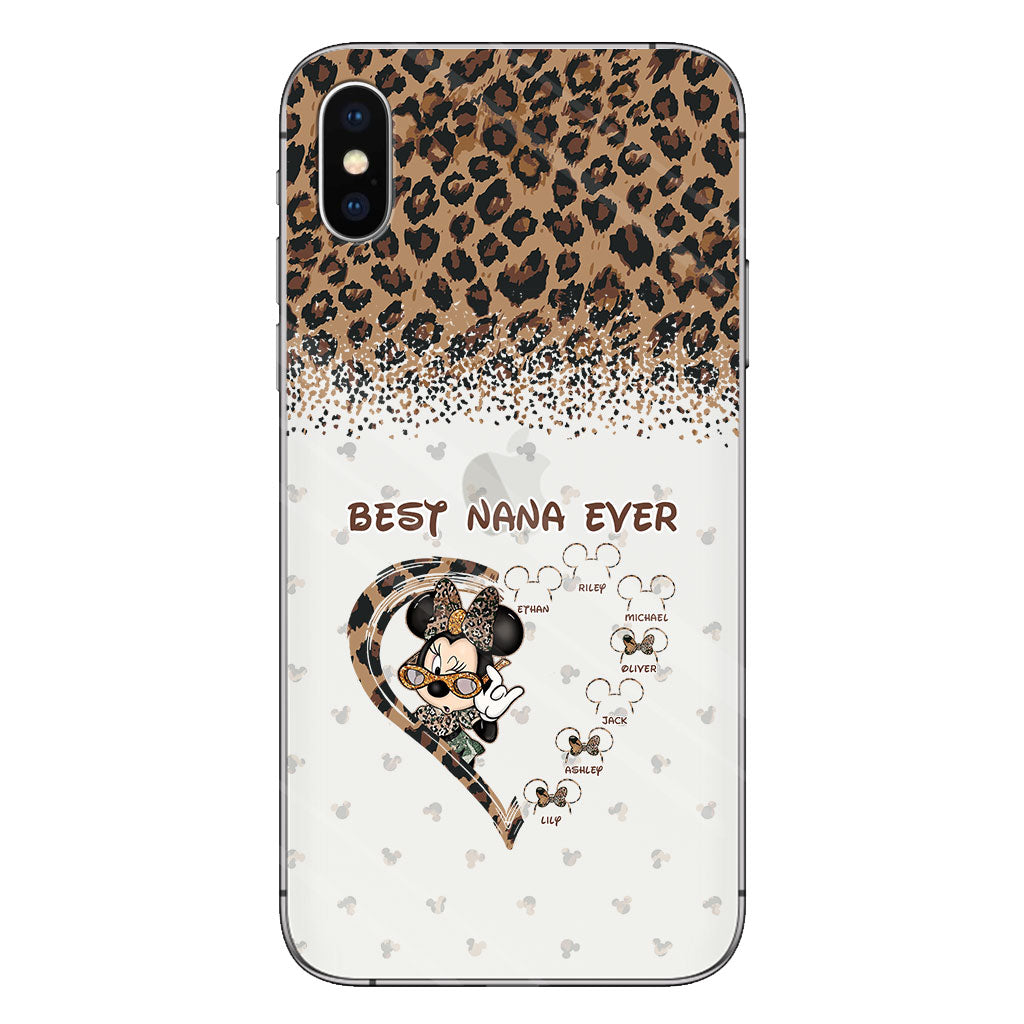 Best Grandma Ever - Personalized Grandma Clear Phone Case