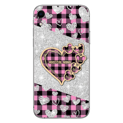 Valentine Heart Grandma - Personalized Grandma Phone Case