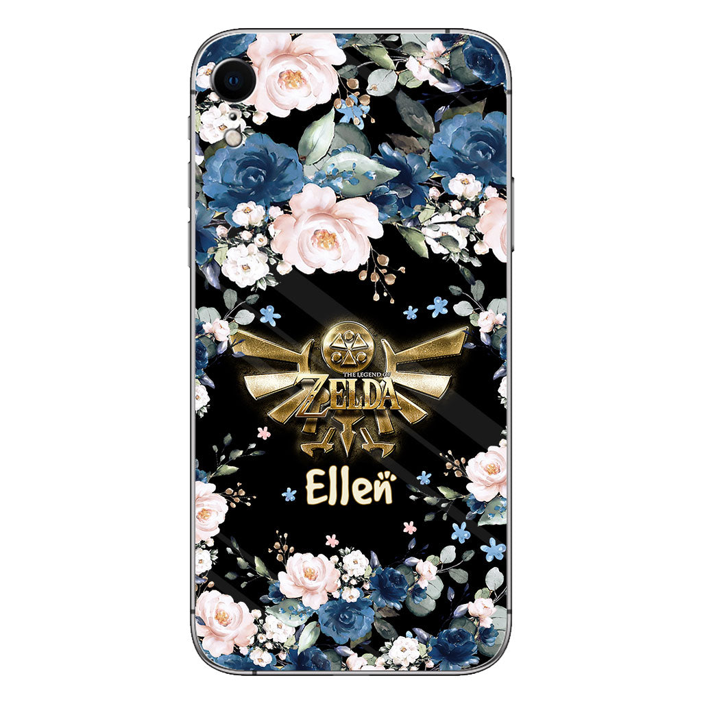 Blue Roses Legend Wings - Personalized The Hero's Legend Phone Case