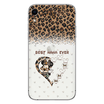 Best Grandma Ever - Personalized Grandma Clear Phone Case