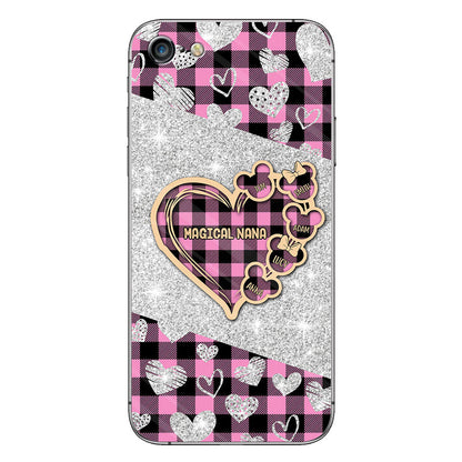 Valentine Heart Grandma - Personalized Grandma Phone Case