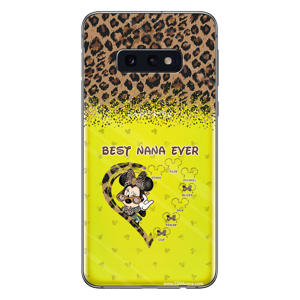 Best Grandma Ever - Personalized Grandma Clear Phone Case