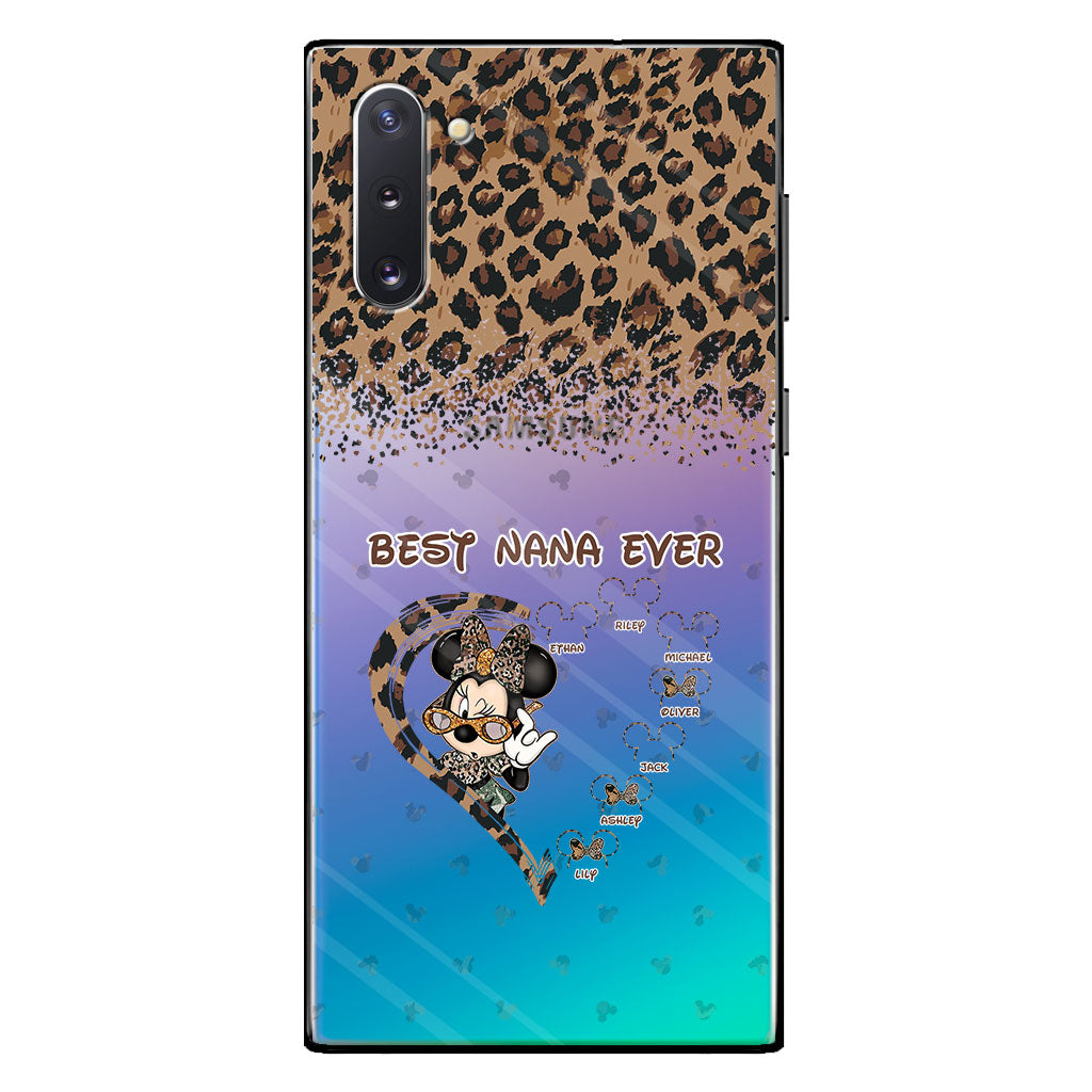 Best Grandma Ever - Personalized Grandma Clear Phone Case