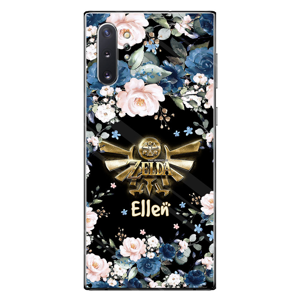 Blue Roses Legend Wings - Personalized The Hero's Legend Phone Case