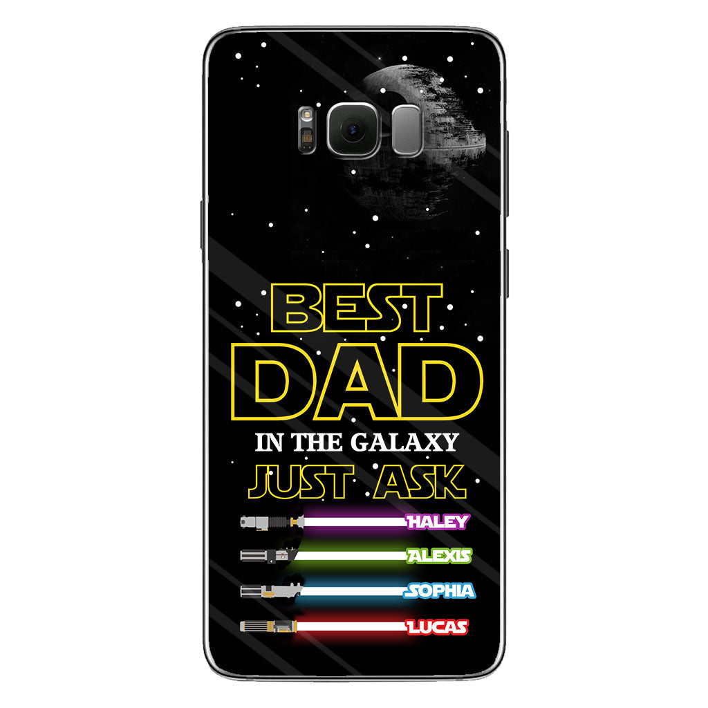 Best Dad In The Galaxy - Personalized Father's Day Phone Case